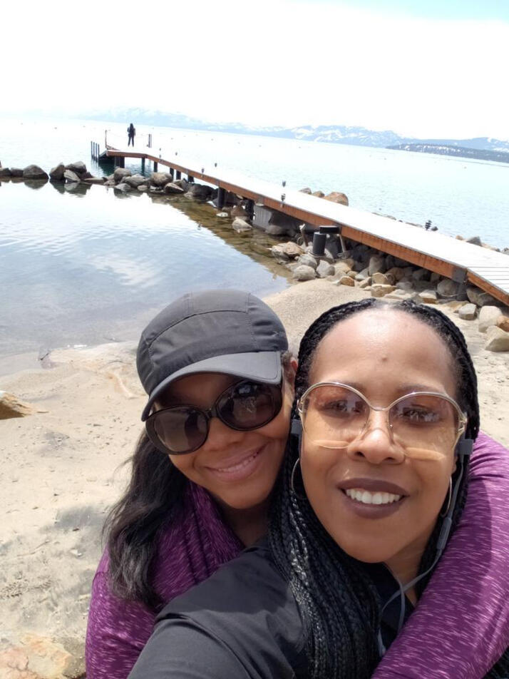 Nikk and Nett at Lake Tahoe